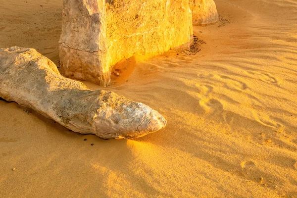 Batı Avustralya Daki Güzel Pinnacles Çölü Nün Görüntüsü — Stok fotoğraf