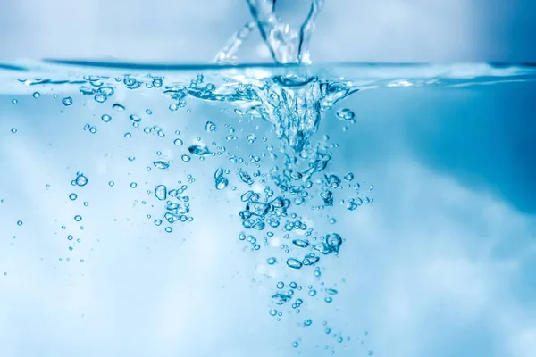 Een Beeld Van Een Mooie Water Luchtbellen Achtergrond — Stockfoto