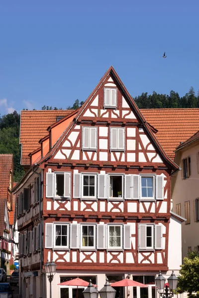 Kép Egy Tipikus Ház Calw Németország — Stock Fotó