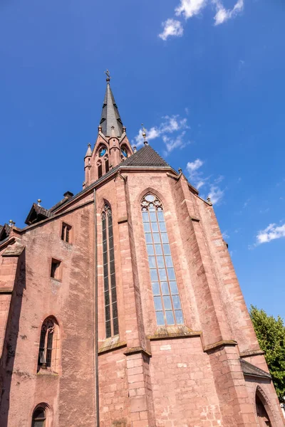 Uma Imagem Famosa Igreja Calw Alemanha — Fotografia de Stock