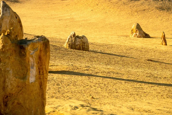 Een Afbeelding Van Prachtige Pinnacles Desert West Australië — Stockfoto