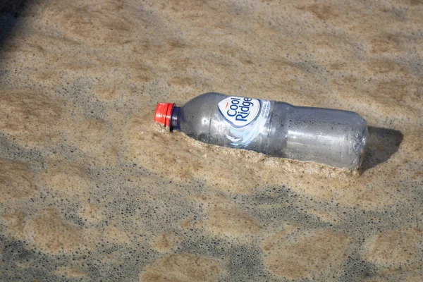 Perth Australia Occidental Enero 2020 Una Botella Plástico Con Espuma —  Fotos de Stock