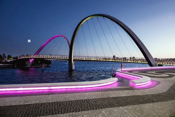 Imagen Del Puente Elizabeth Quay Perth Western Australia —  Fotos de Stock