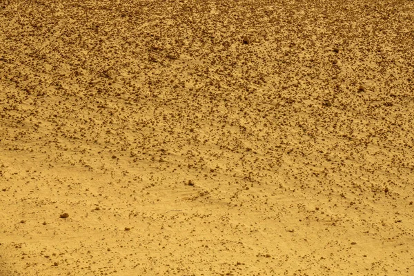 Ein Bild Einer Wüste Steine Sand Gelb Textur — Stockfoto