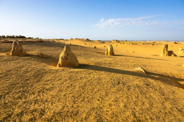 Batı Avustralya Daki Güzel Pinnacles Çölü Nün Görüntüsü — Stok fotoğraf