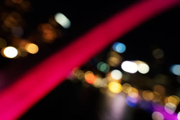 Una Imagen Fondo Luces Ciudad Bokeh — Foto de Stock