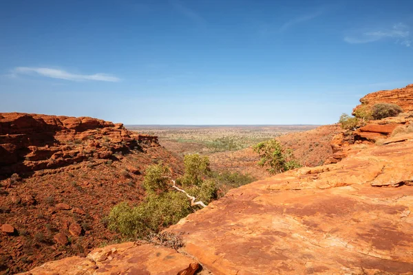 Ein Bild Des Kings Canyon Zentralaustralien — Stockfoto