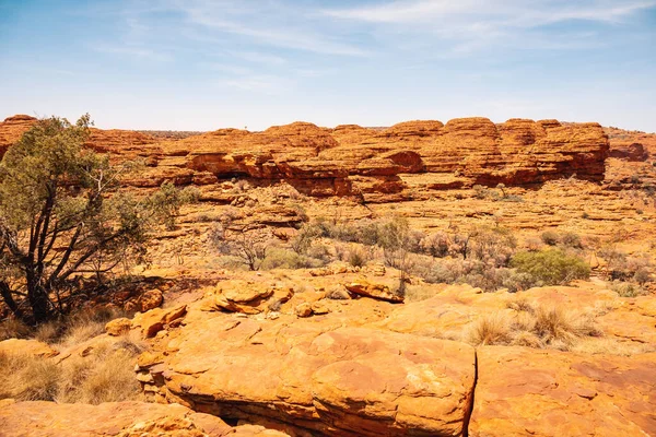Ein Bild Des Kings Canyon Zentralaustralien — Stockfoto