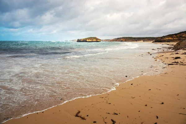 Una Imagen Costa Accidentada Great Ocean Road Australia — Foto de Stock