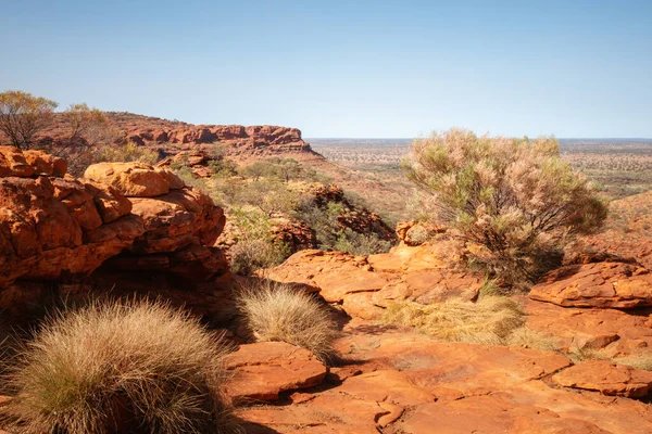 Ein Bild Des Kings Canyon Zentralaustralien — Stockfoto