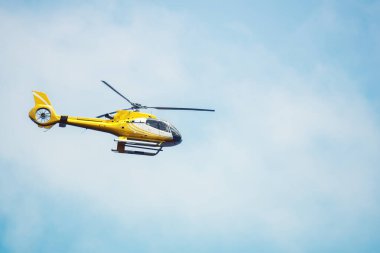 Tipik bir turist helikopter görüntüsü. 