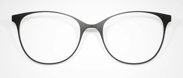 Ilustracja Czarnych Okularów Białym Tle — Zdjęcie stockowe