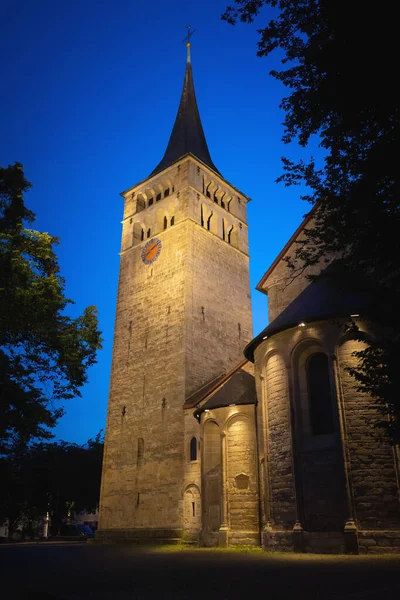 Sindelfingen Güney Almanya Daki Martin Kilisesi Nin Bir Görüntüsü — Stok fotoğraf
