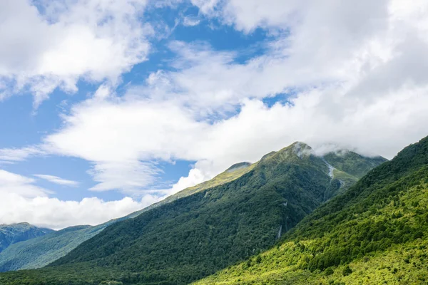 Bild Ett Bergslandskap Södra Nya Zeeland — Stockfoto