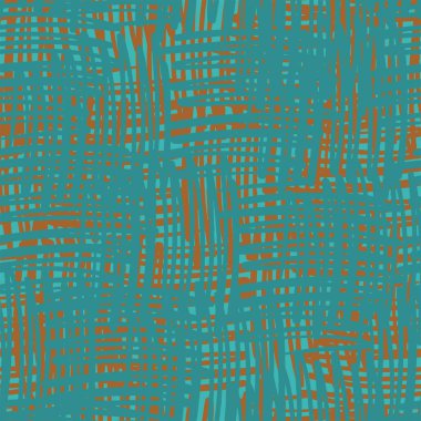 Dikey ve yatay mavi renk seamless modeli bej renkli arka plan üzerinde çıkım