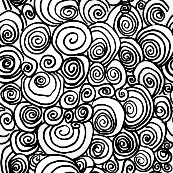 El çizimi sarmal çizgiler kıvrımlar oluşturuyor