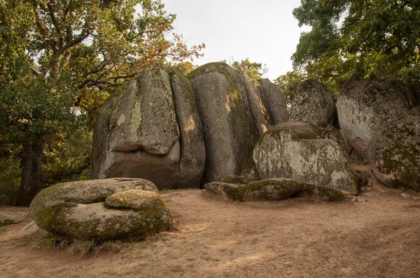 Détail Beglik Tash Sanctuaire Rocheux Préhistorique Situé Sur Côte Mer — Photo