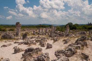 Pobiti Kamani - Varna yakınındaki taş orman. Bulgaristan