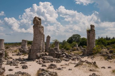 Pobiti Kamani - Varna yakınındaki taş orman. Bulgaristan