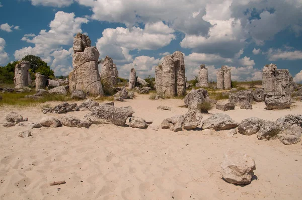 Vzdáleného Kamani Stone Lesa Nedaleko Varna Bulharsko — Stock fotografie