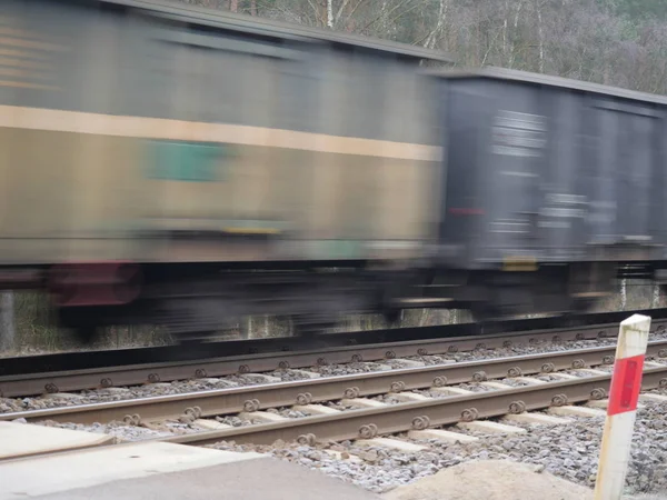 Cargo trein verhuizen — Stockfoto