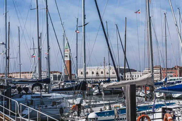 Boats at Marina near Saint Marks — Stock Photo, Image