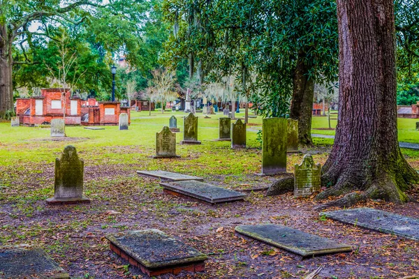 Oude graven in Savannah — Stockfoto