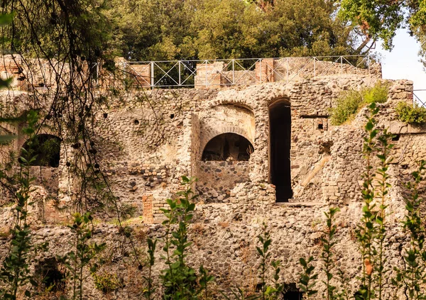 Exteropr väggar av gamla Pompeji — Stockfoto