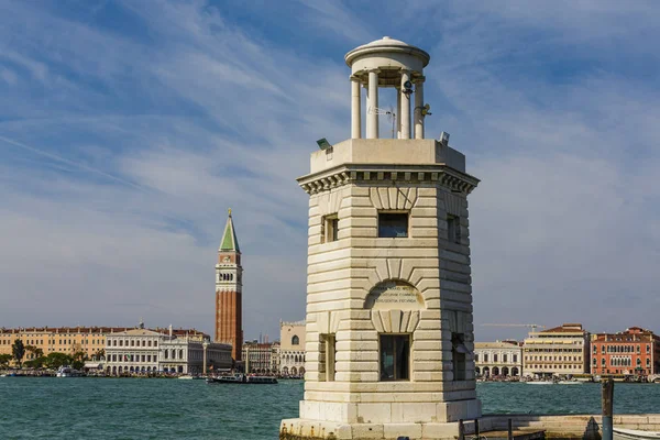 San Giorgio Maggiore deniz feneri ve St Marks Kulesi — Stok fotoğraf