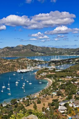 Antigua Yacht Club from Above clipart