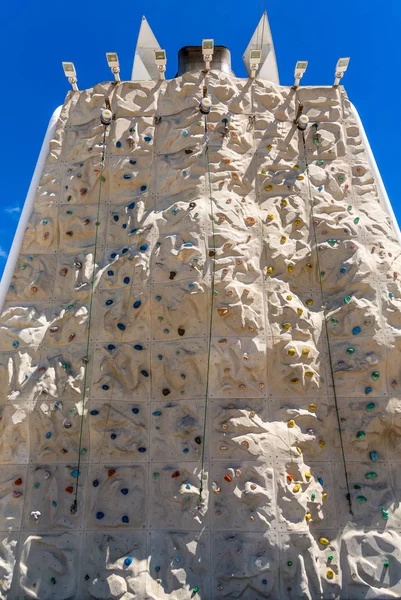 Rock Climbing Wall — Stock Photo, Image
