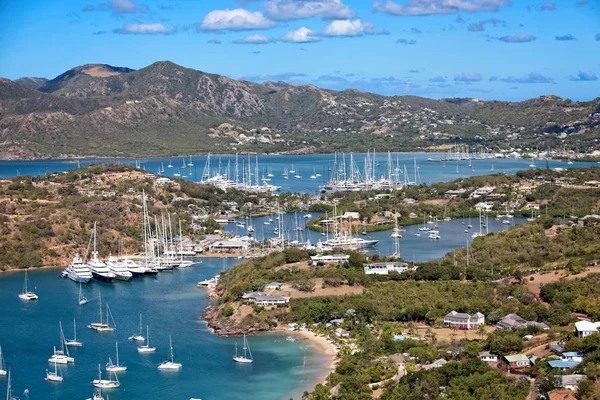 Antigua Yacht Club z góry — Zdjęcie stockowe