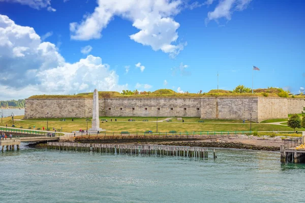 Fort Independence vicino a Boston — Foto Stock