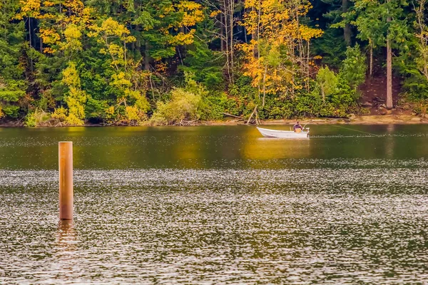 Fishing in Lake — Stock Photo, Image