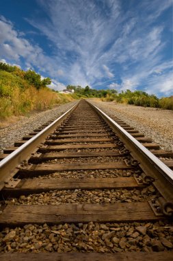 düz demiryolu parça