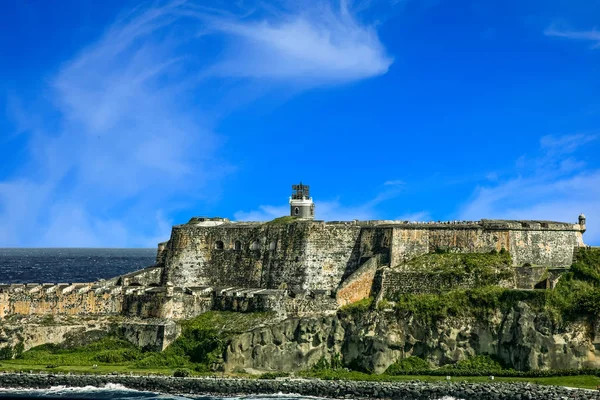 Vecchio forte sotto il cielo di Nizza — Foto Stock