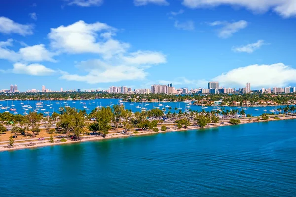 Vägen genom Biscayne Bay — Stockfoto