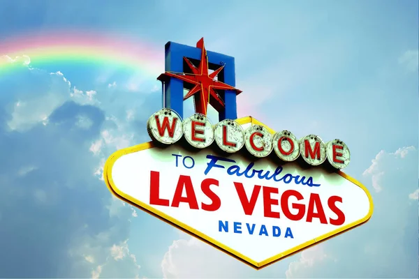 Las Vegas Sign Isolated — Stock Photo, Image