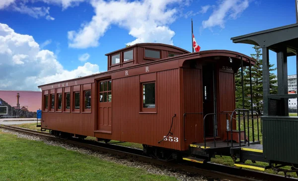 Classic Red Caboose — Stock Photo, Image