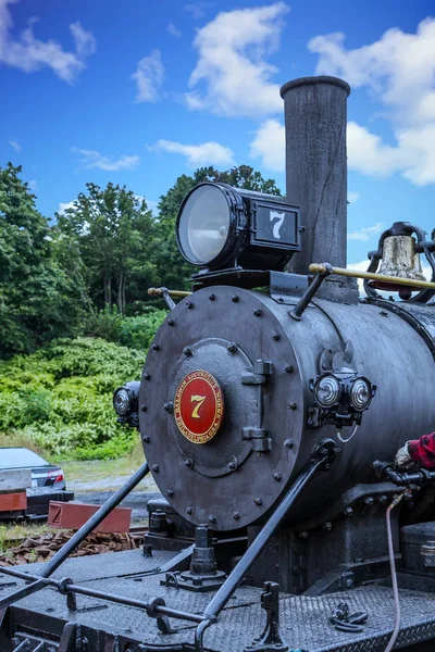 Número siete motor de vapor —  Fotos de Stock