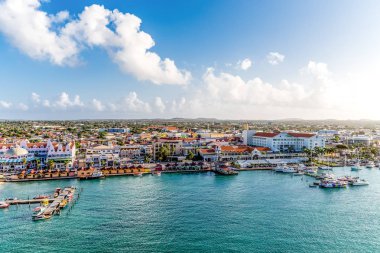 Oranjestad, Aruba Marina clipart