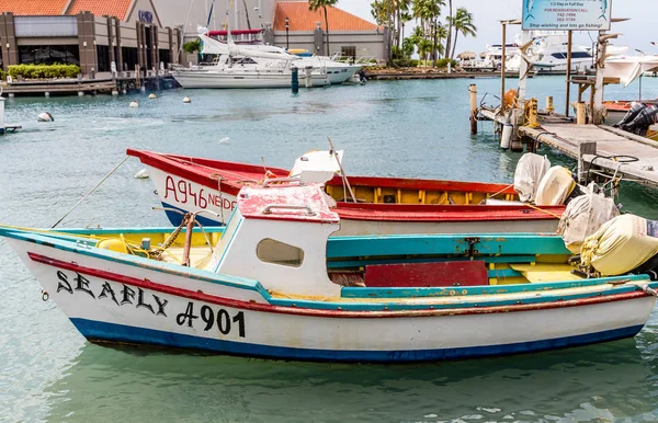 Barca da pesca a mosca marina — Foto Stock