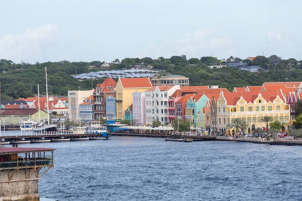 Curacao Willemsted z mostu Open — Zdjęcie stockowe