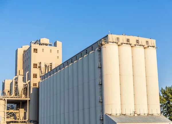 Silos à béton industriels — Photo