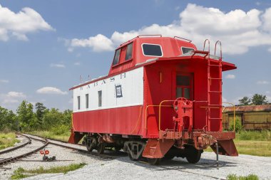 The Wabash Caboose clipart