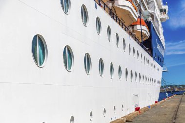 Kabinlerin Cruise gemi boyunca