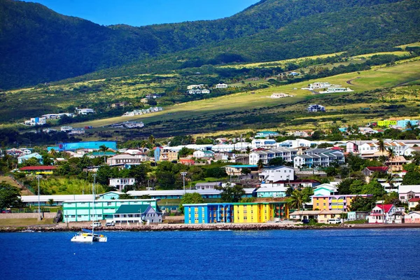 Mieszkanie i domy na Saint Kitts — Zdjęcie stockowe
