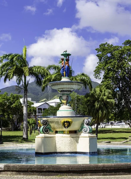 Fontän i St Kitts Park — Stockfoto