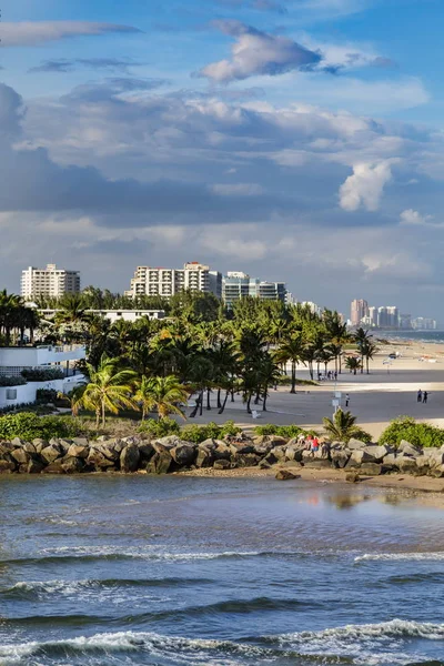 Seawall a Fort Lauderdale Beach — Foto Stock