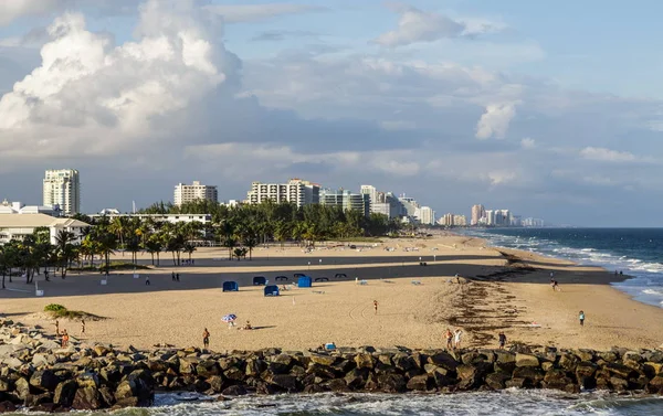 Fort Lauderdale Beach da Cruise Ship — Foto Stock